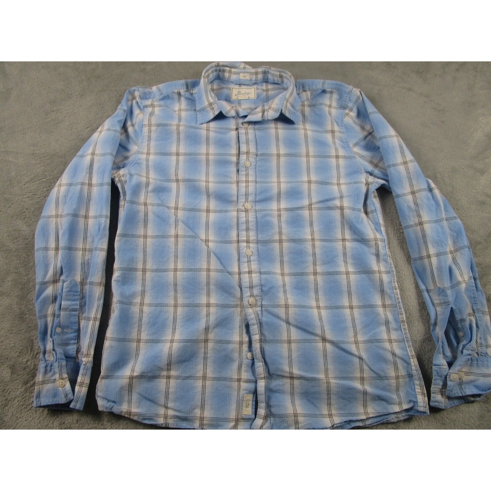 Bixby‎ Nomad Shirt Mens Medium Blue Slim Button Down Long Sleeve Casual